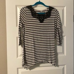 Striped dress shirt size medium